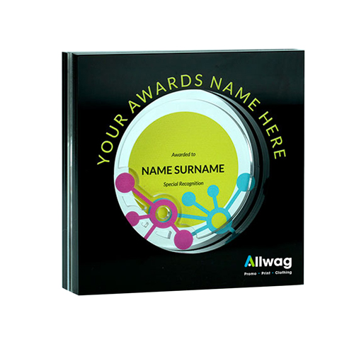 Greencast Layered Acrylic Block Award